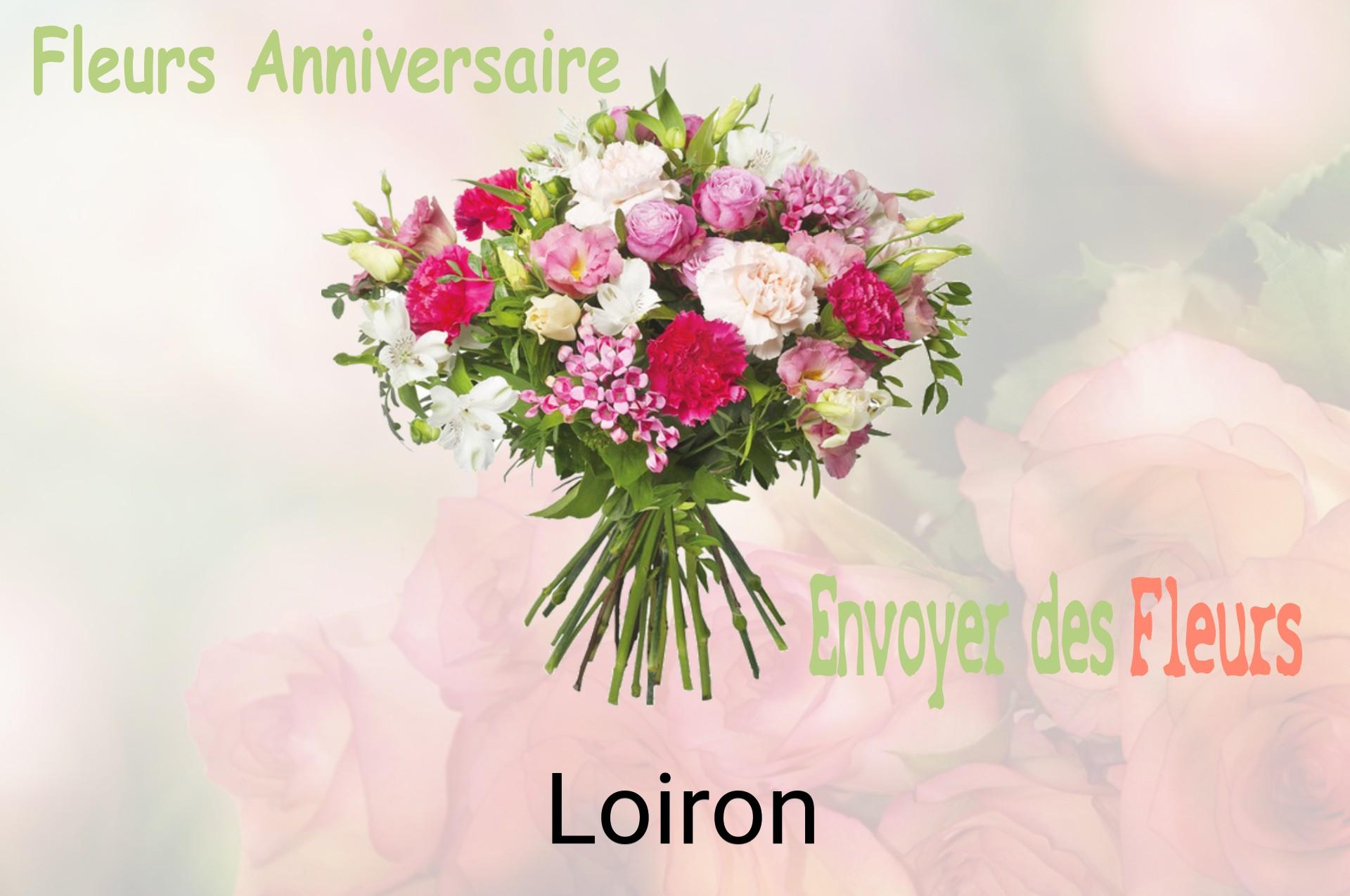 Bouquet de fleurs d’anniversaire livré à Loiron
