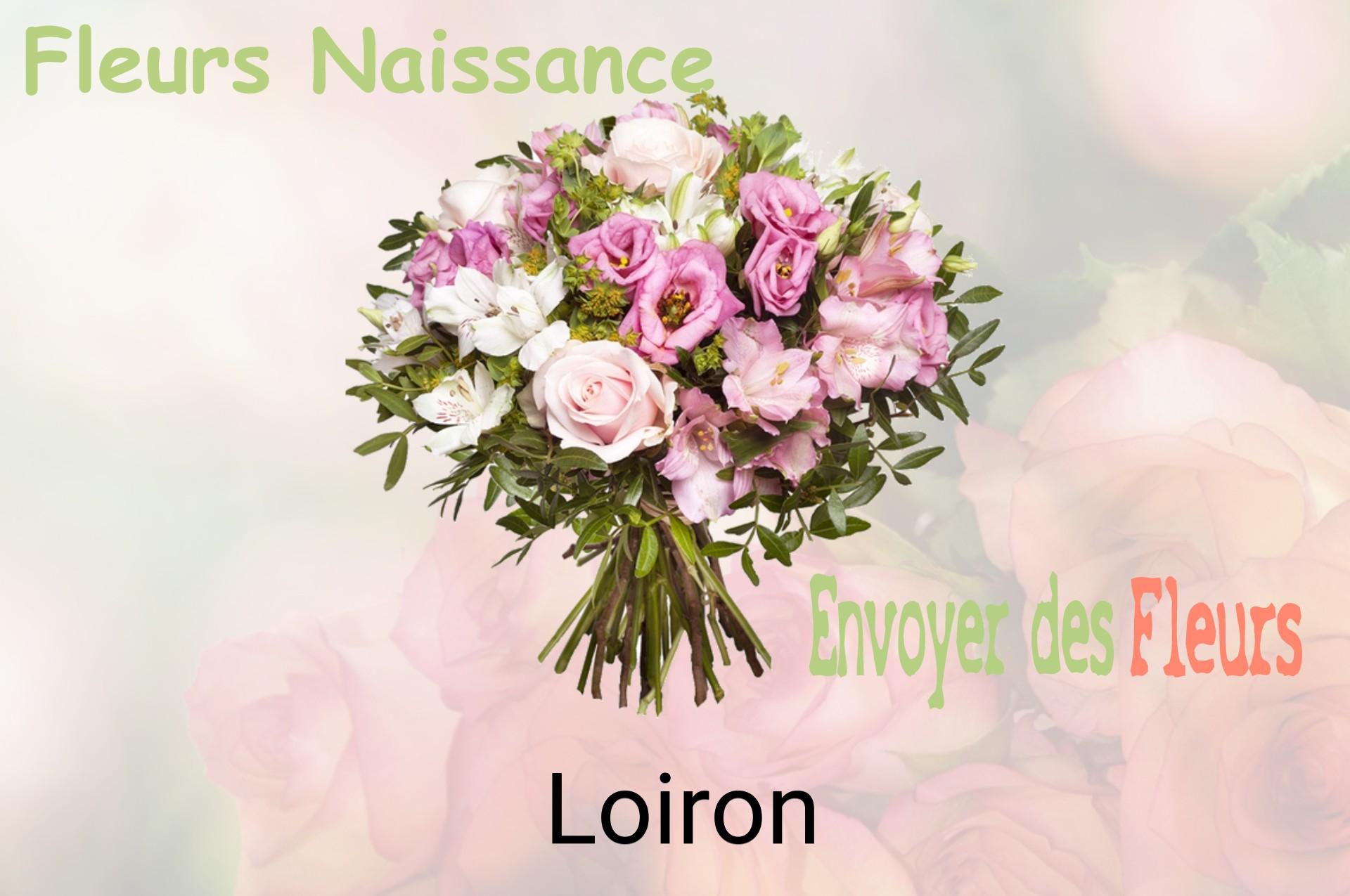 Bouquet de fleurs de naissance livré à Loiron